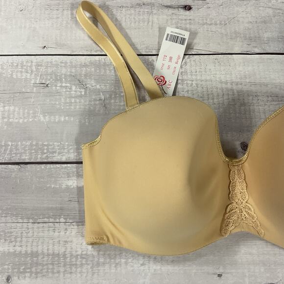ABC American Breast Care Mastectomy Bra Womens 38B Beige Underwire 112 NEW - Picture 2 of 10